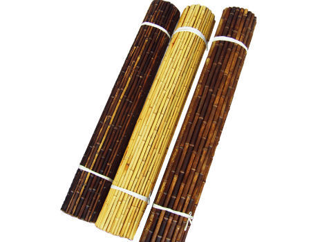Pantallas de cercas de bambú natural para jardines 1