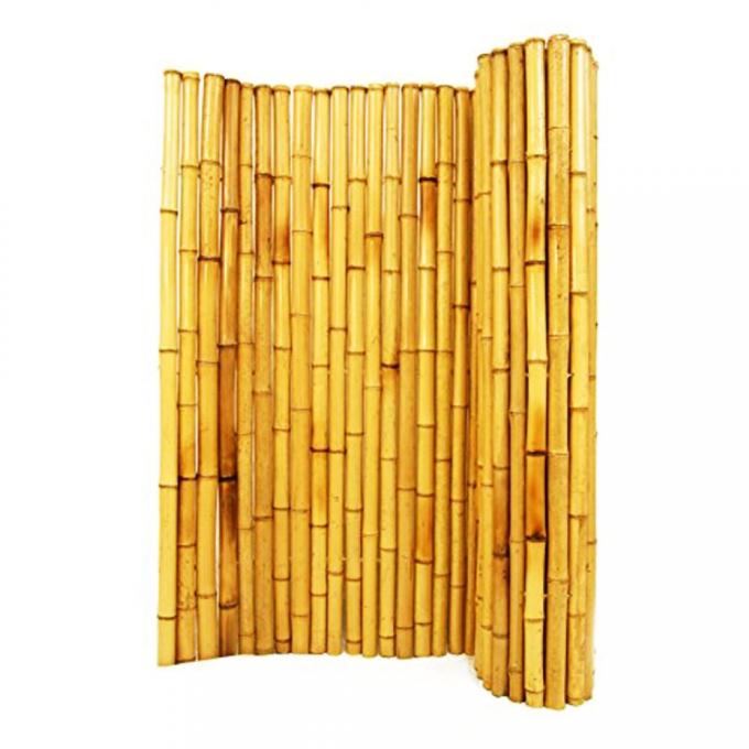 Pantallas de cercas de bambú natural para jardines 2