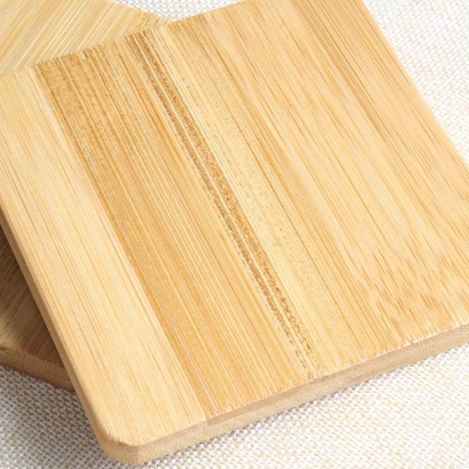Bajas de bambú para artesanías, Bajas de cuero y redondas para artesanías, Bajas de copa de bebida simples recubiertas 3