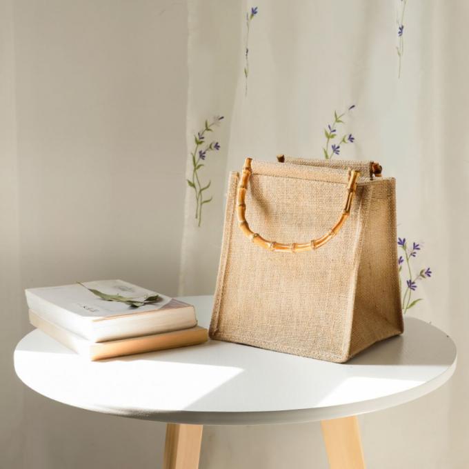 Bolsas de bambú de bolsas de bolsas de plástico de forma U para el bricolaje 0