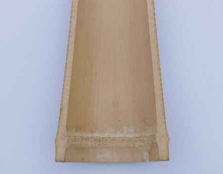 Pistas de árbol de bambú recto Naturaleza grande Polvos de bambú crudo para decoración Largura 300cm 1