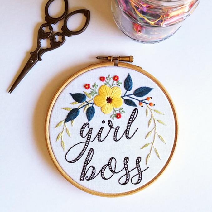 Aro de bordado reutilizable de bambú sostenible para manualidades de bricolaje 5