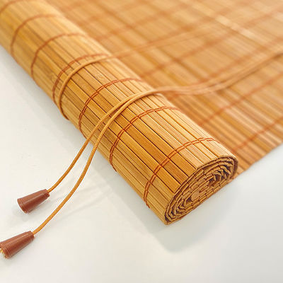 Roman Bamboo Mat Rolling Curtain tejido instaló fácilmente el obturador el 180*180cm al aire libre