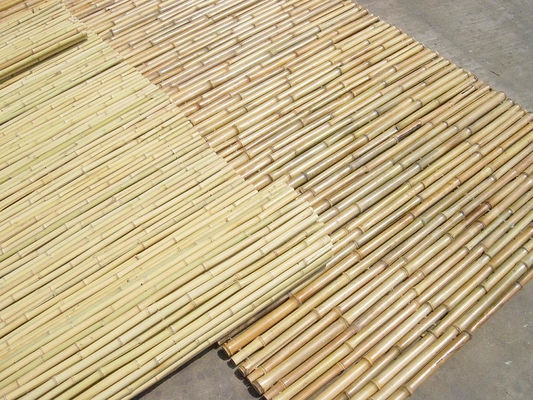 Cercas de bambú orgánico para privacidad y decoración al aire libre