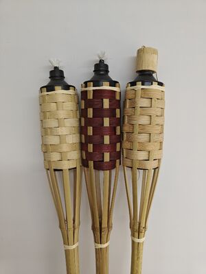 Pilas de bambú duraderas de grado de construcción de 8 a 12 mm de diámetro para el apoyo de cercas de construcción 100 cm 150 cm 200 cm