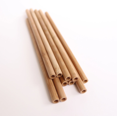 Biodegradable abonable de la paja reutilizable de bambú amistosa de Eco con Straw Cleaner