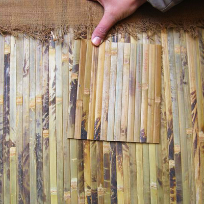 Detrás longitud modificada para requisitos particulares anchura tejida revestimiento de madera de bambú a prueba de agua de 13m m