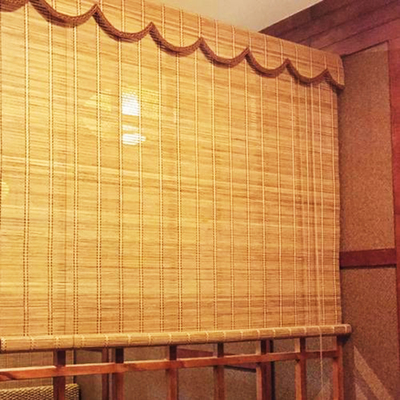 la cortina de ventana ciega de bambú de rodillo de la naturaleza de los 2m Sun impermeabiliza la decoración casera