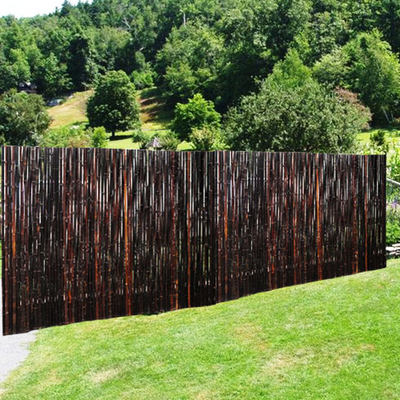 rollo de bambú del 150x180cm que cerca la cerca de bambú decorativa del patio trasero del balcón del enrejado
