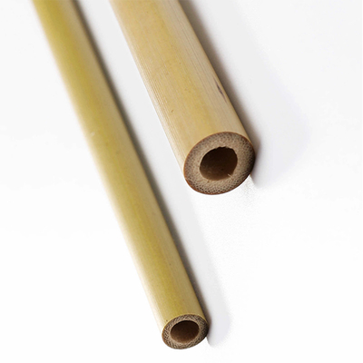 Pajas de beber de bambú los 20x0.8cm reutilizables amistosas reutilizables de Eco con el cepillo