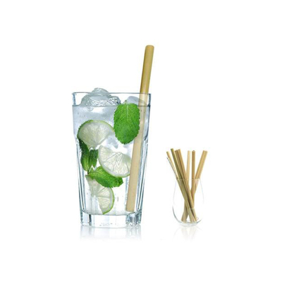 paja de beber de bambú de la paja de los 22.5cm del uso de bambú disponible de la bebida