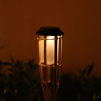 el 115cm partido decorativo al aire libre de Tiki Torches For Tropical Decor y de Luau