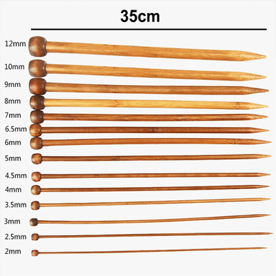 sistema de bambú circular de bambú de los ganchos de ganchillo de las agujas que hacen punto 12pcs