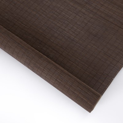Sun impermeabiliza el manual de bambú de las persianas de rodillo de la decoración casera con el lazo