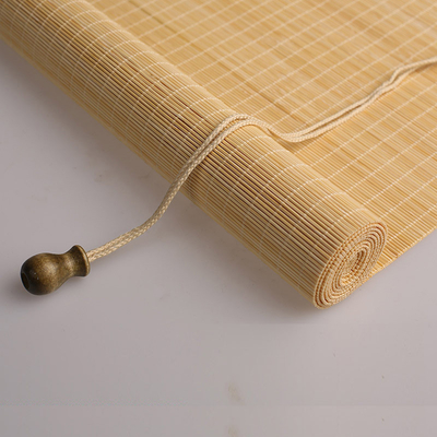 el rollo hecho a mano de bambú de la naturaleza del 1.8m para arriba sombrea las cortinas de bambú para la pérgola casera