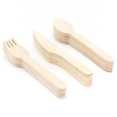 El cuchillo disponible de bambú del sistema del vajilla de la materia prima de los cubiertos respetuosos del medio ambiente bifurca las cucharas