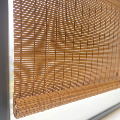 El bambú natural rueda para arriba el obturador ciego de Roman Shade Home Decoration Sun de ventana