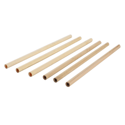 paja de beber de la paja de los 22.5cm de la bebida de la burbuja del té de bambú disponible biodegradable orgánico de Boba