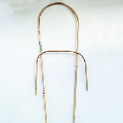 El bambú de la materia prima del 100% estaca los 6m que los aros de la forma de U Handcrafted la flor de la ayuda del enrejado