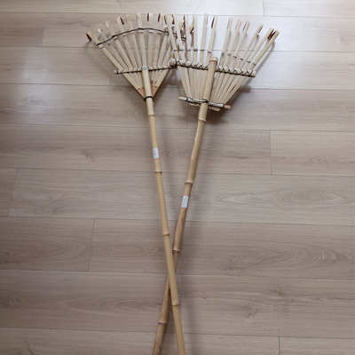 El césped de bambú ligero del jardín del rastrillo de Gress aprisa monta el rastrillo los 32cm de la hoja