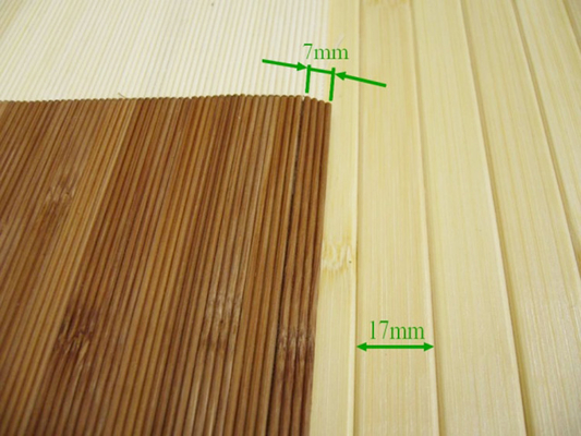 220cm Pollas de bambú crudo negro Pollas de bambú natural Barniz Superficie lisa