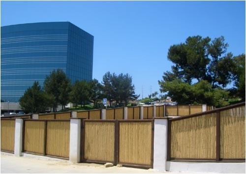 Casa verde de la cerca de Screen Fencing For del jardín de bambú decorativo ahumado del cuarto de niños
