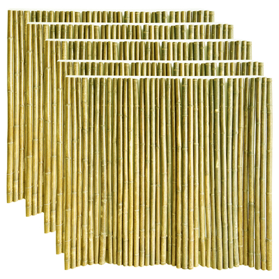 pared de bambú de la pantalla de los 2x1.5m con la decoración de Panel For Garden de la cerca de la aislamiento del marco