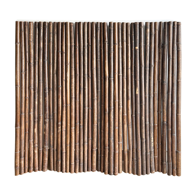 Cerca de bambú negra natural For Garden Decoration del 180cm los 240cm que cerca la pared