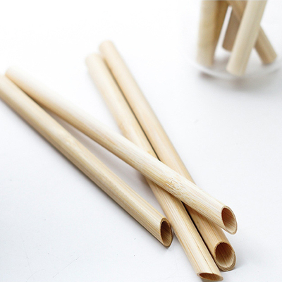 Straw With Customized Laser Label de consumición de bambú natural reutilizable registra biodegradable