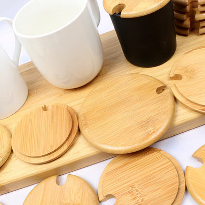 El almacenamiento de madera de encargo de las galletas de los cereales de las tapas de Mildewproof sacude el uso casero de la cocina