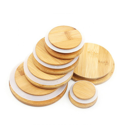 El almacenamiento de madera de encargo de las galletas de los cereales de las tapas de Mildewproof sacude el uso casero de la cocina
