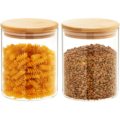 Tapas de bambú del tarro de la cubierta hermética de Canninng con el agujero Straw Bottle Caps Kitchen Lids