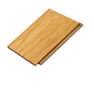 Lamina horizontal de la prenda impermeable del lustre del suelo de bambú sólido amistoso de Eco la alta carbonizó
