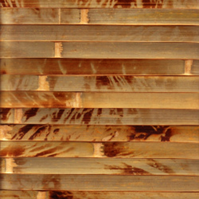 Papel pintado de bambú natural 17m m de artesonado de bambú hecho a mano tejido detrás para la decoración casera