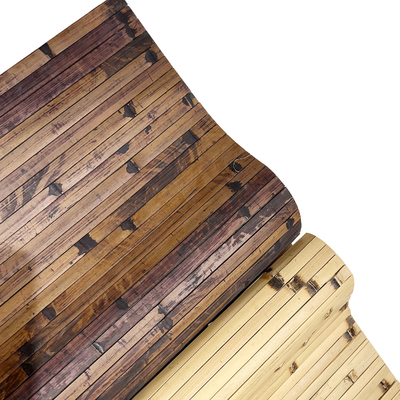 Revestimiento de madera de bambú de los listones de bambú naturales del Wallcovering para el restaurante casero