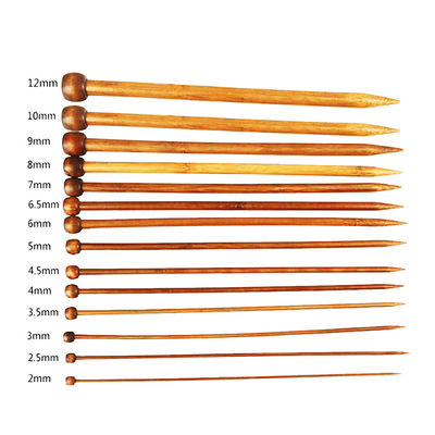 12Pcs fijó agujas que hacían punto de la circular de bambú ligera escoge hacer punto acentuado para hacer punto hecho a mano de DIY