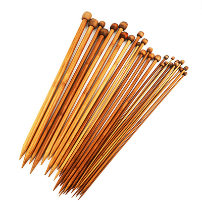 12Pcs fijó agujas que hacían punto de la circular de bambú ligera escoge hacer punto acentuado para hacer punto hecho a mano de DIY