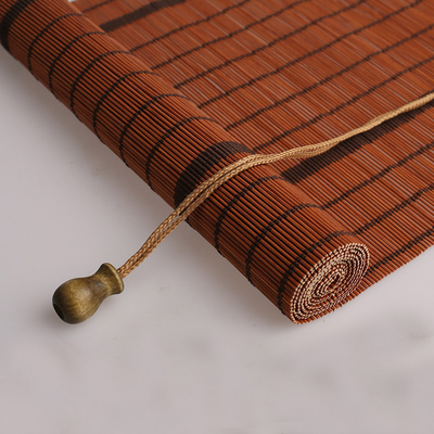 Roman Bamboo Mat Rolling Curtain tejido instaló fácilmente el obturador el 180*180cm al aire libre