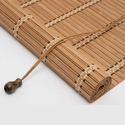 Las cortinas de bambú de las persianas de las cortinas del Matchstick de la prueba de Sun al aire libre ruedan para arriba estilo clásico