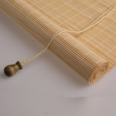 Las persianas de rodillo de bambú naturales de la altura hecha a mano del 1.5m sombrean la decoración solar del control