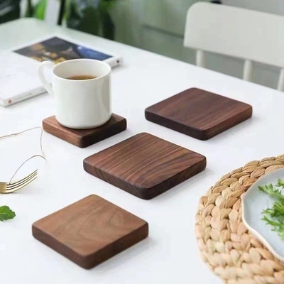 tabla anti Mat For Succulent Plant Pots del rasguño del platillo de bambú de la planta de los 9cm
