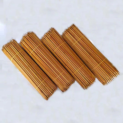 Set de agujas de punto, agujas de punto de bambú carbonizado para DIY creativo hecho a mano
