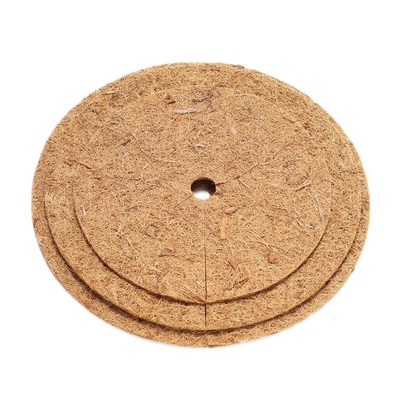 Fibra de coco Mulch anillo protector del árbol de coco alfombra para el disco cubierta de la planta alfombras de control de malezas