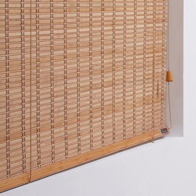 Cortinas de bambú para ventanas Filtración de luz Cortinas de ventanas de madera Sombras de bambú para interiores