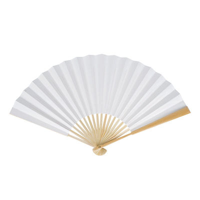 Ventilador plegable de bambú: ventilador portátil hecho a mano para enfriar, decorar y regalar