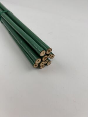 Postes de bambú recubiertos de plástico resistente a la intemperie - Solución definitiva para el soporte de jardinería