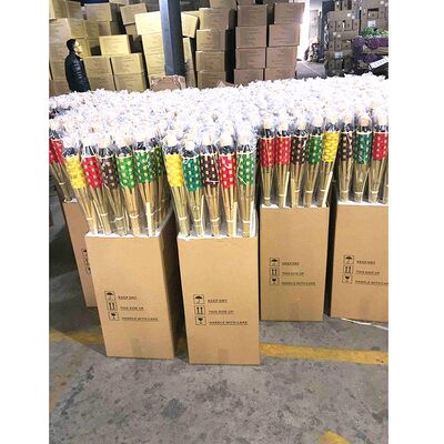 Antorcha de bambú natural para acampar al aire libre, decoración de fiestas en el jardín, antorcha de fuego ecológica hecha a mano, resistente al agua