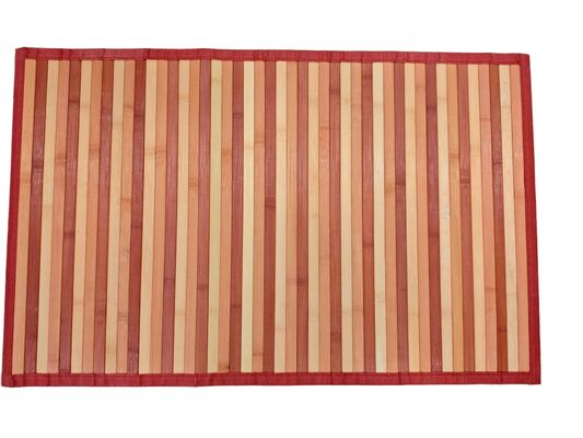 Alfombra de bambú antideslizante duradera: alfombra de bambú ecológica para baño y cocina