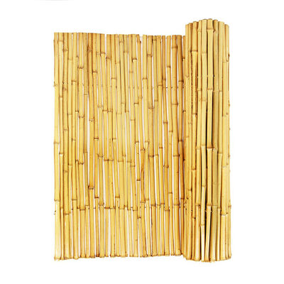 Rollo de cerca de bambú natural impermeable y duradero para jardín y paisajismo