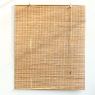 Natural Bamboo Roller Shades: Eco-Friendly Roman Style Window Treatments & Room Dividers